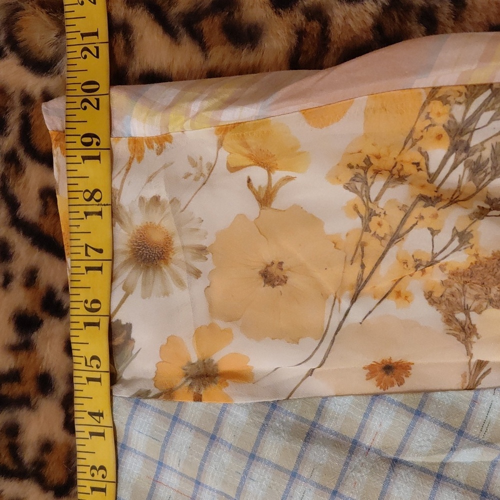 DOLLSKILL CURRENT MOOD 1X PRESSED FLOWERS MAXI SKIRT PATCHWORK FLORAL/STRIPES - Picture 7 of 8